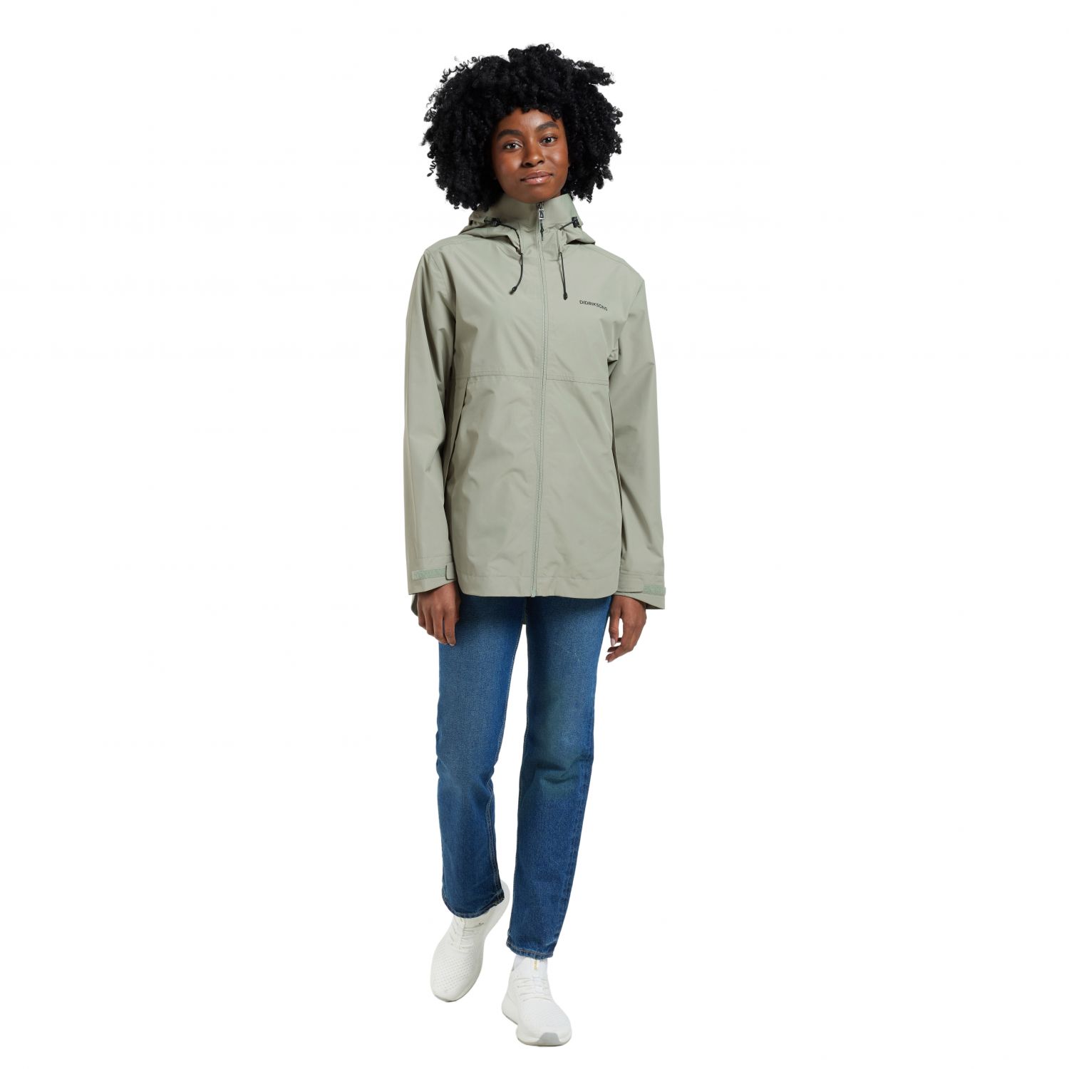 Didriksons Tilde, rain jacket, women, wilted leaf