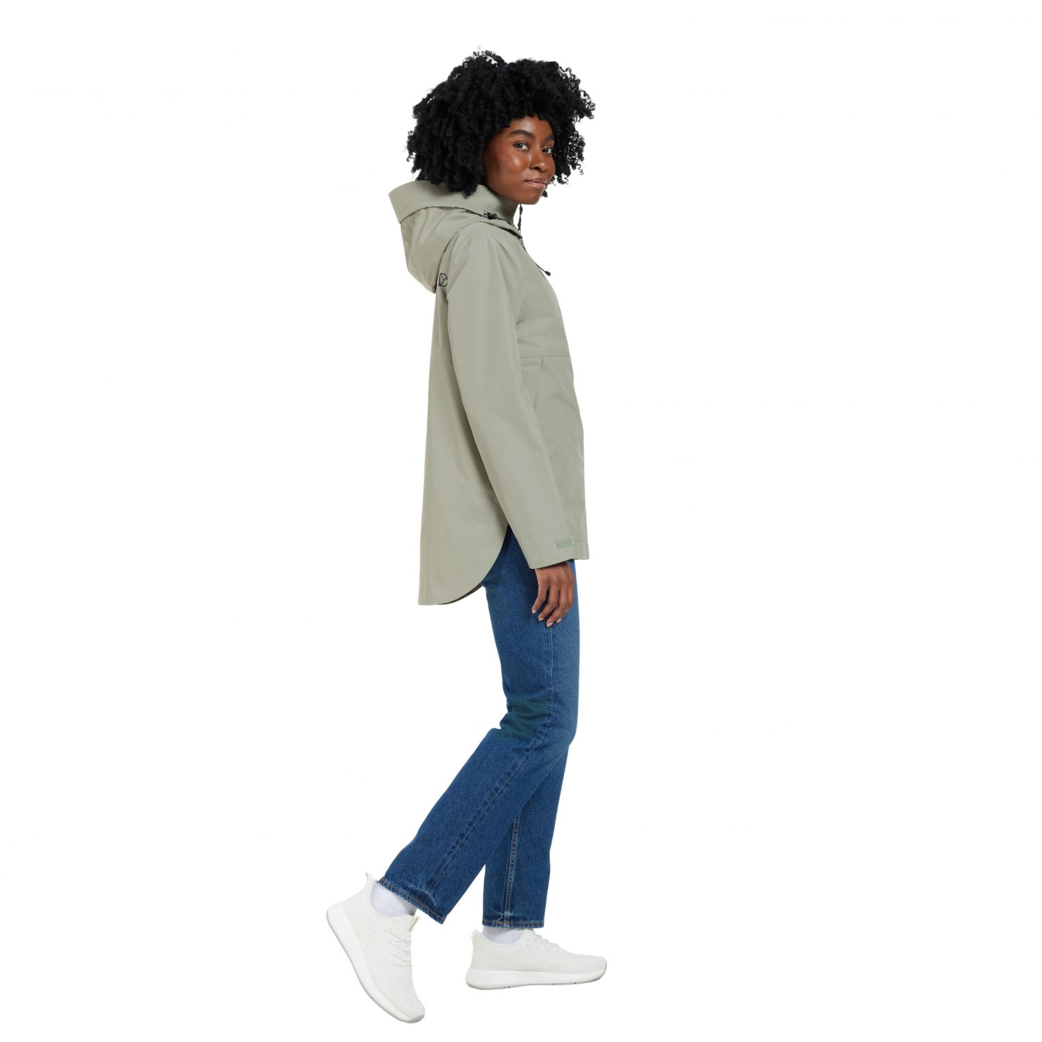 Didriksons Tilde, rain jacket, women, wilted leaf