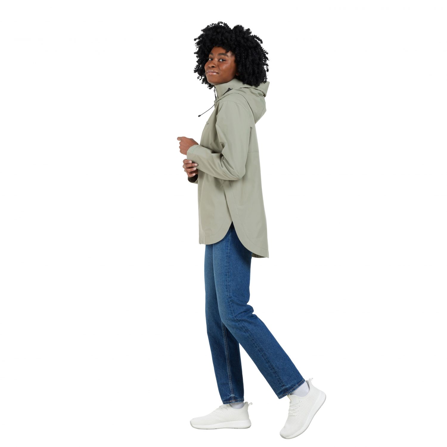 Didriksons Tilde, rain jacket, women, wilted leaf