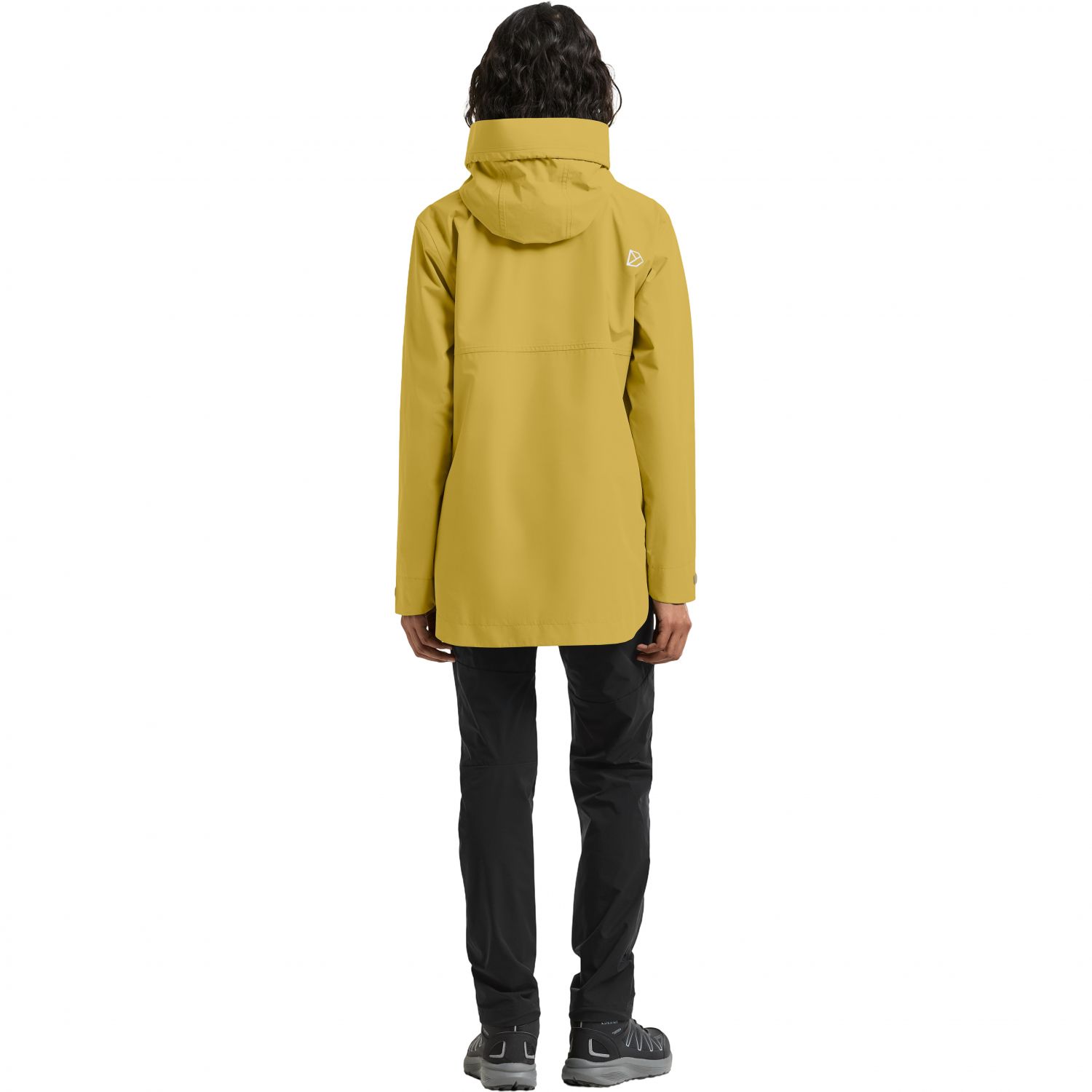 Didriksons Tilde, rain jacket, women, yellow pollen