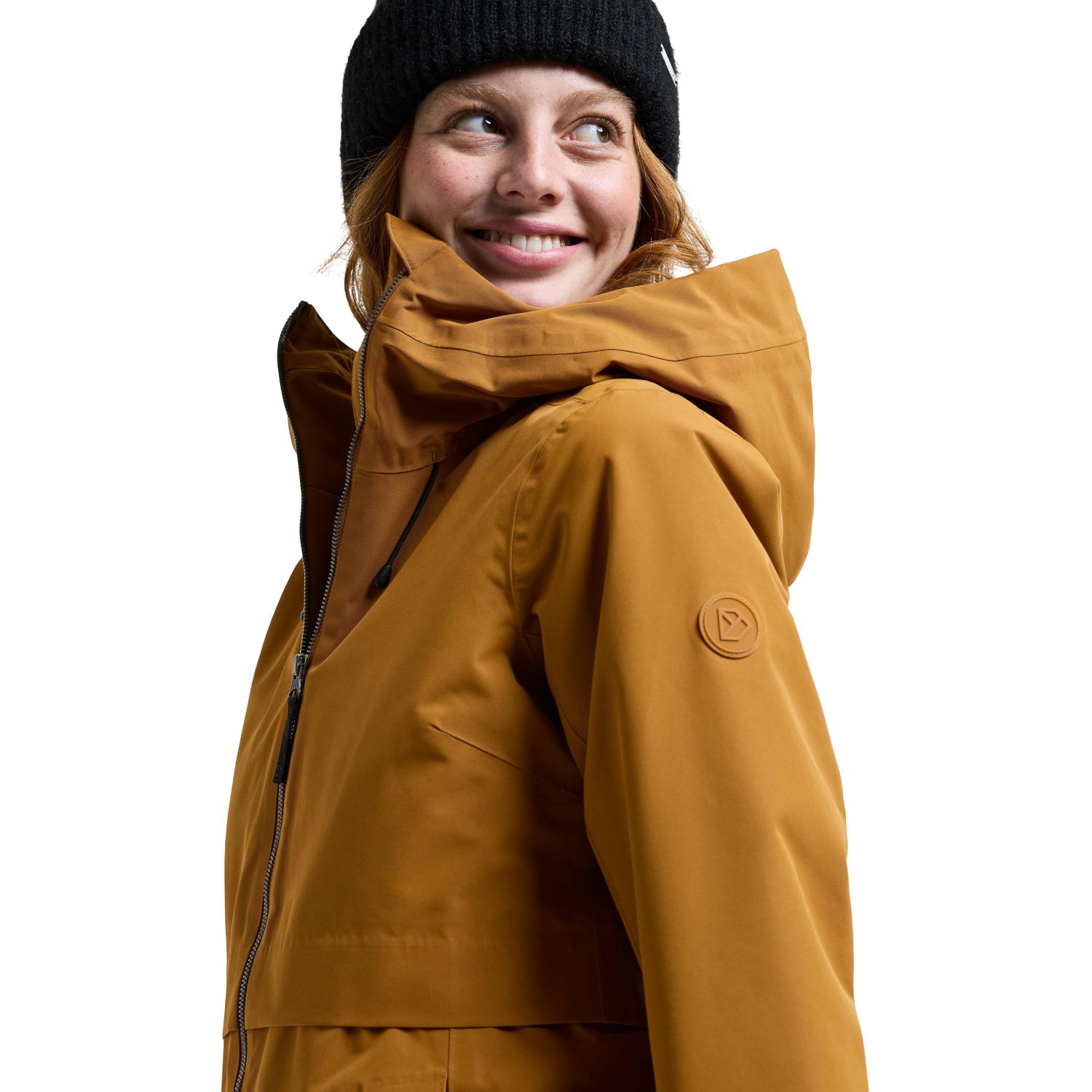 Didriksons Tiril, parka, dámská, spice brown