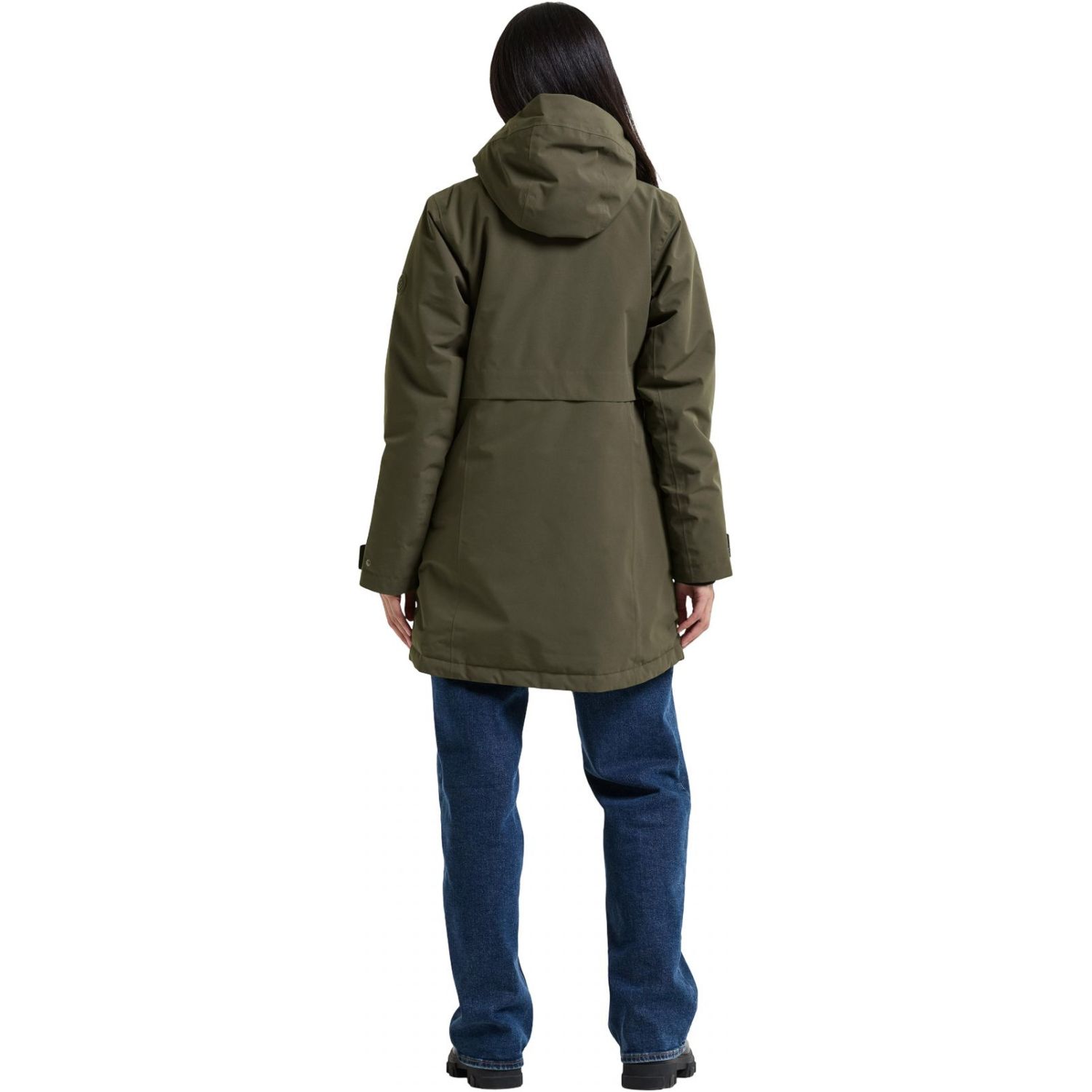 Didriksons Tiril, parka, dame, mørkegrøn