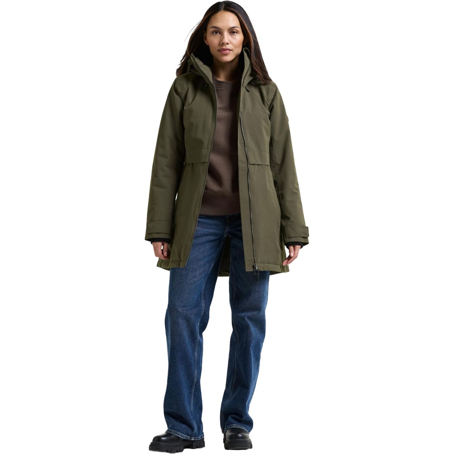 Didriksons Tiril, parka, dame, mørkegrøn