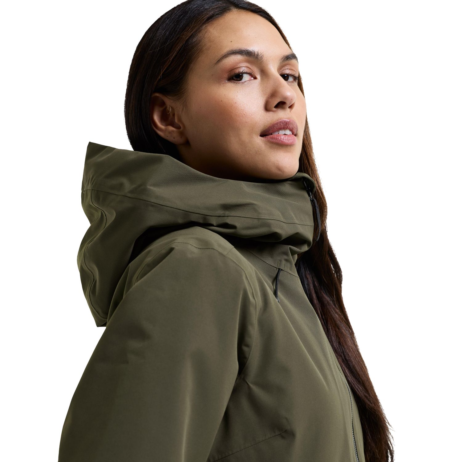 Didriksons Tiril, parka, dames, donkergroen