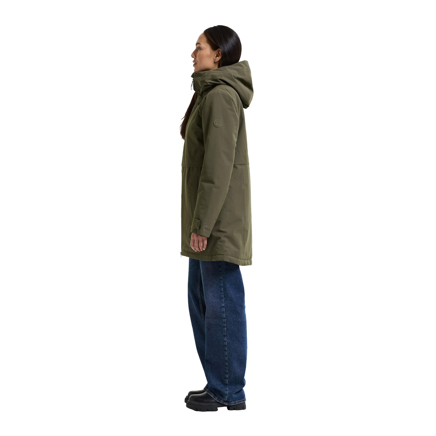 Didriksons Tiril, parka, dames, donkergroen