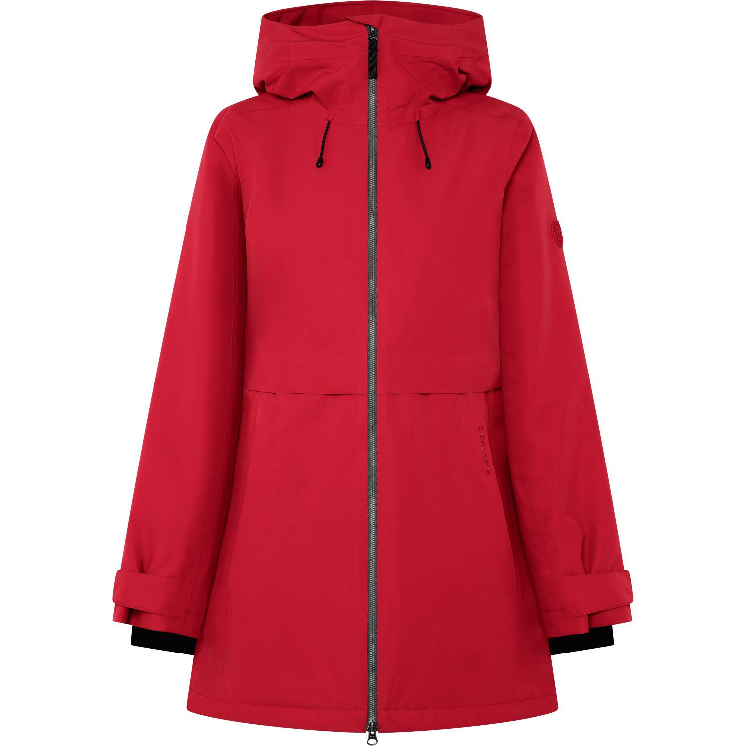 Didriksons Tiril, parka, dames, donkerrood