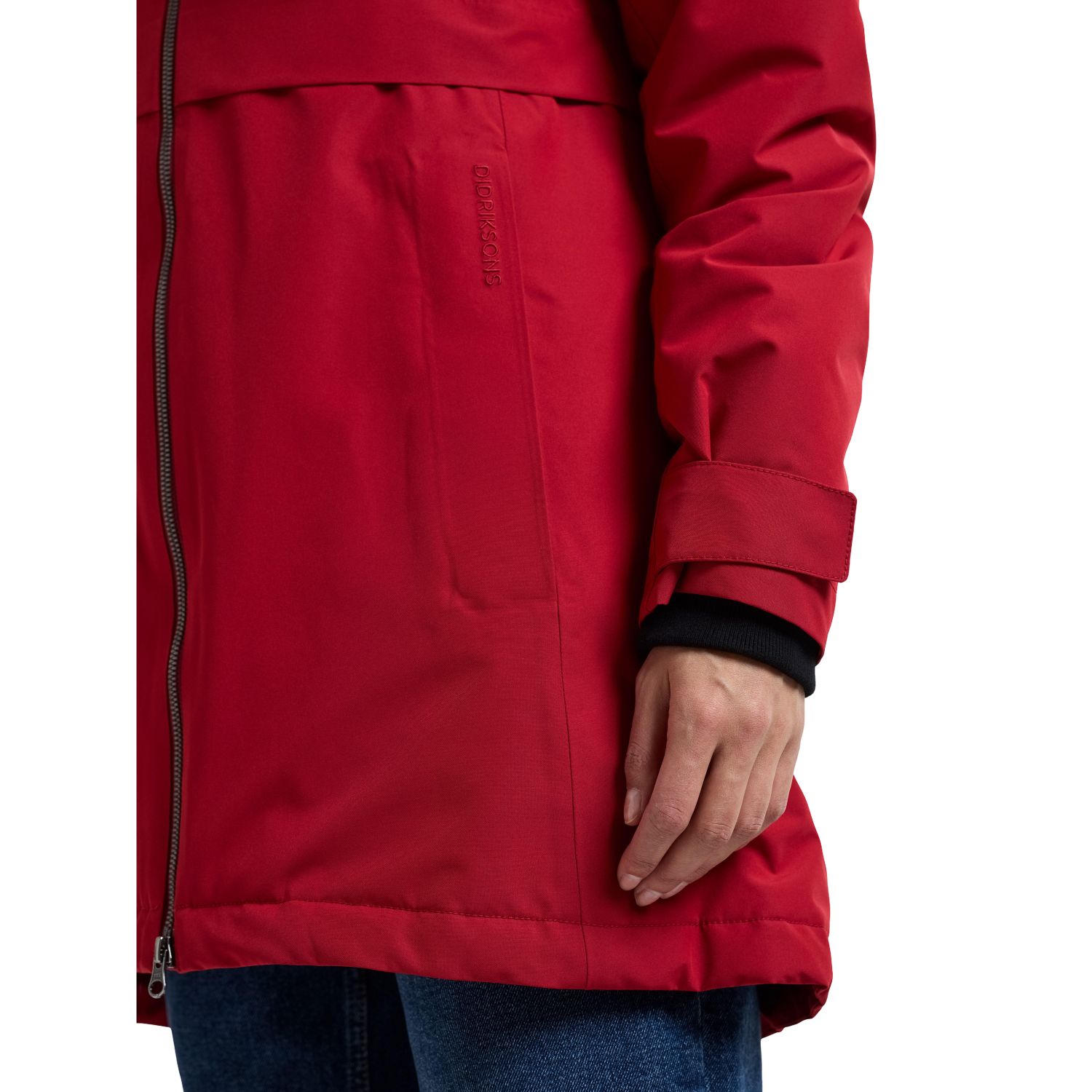 Didriksons Tiril, parka, dames, donkerrood