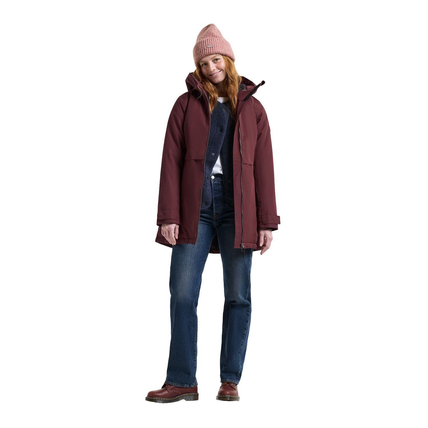 Didriksons Tiril, parka, donna, old rust