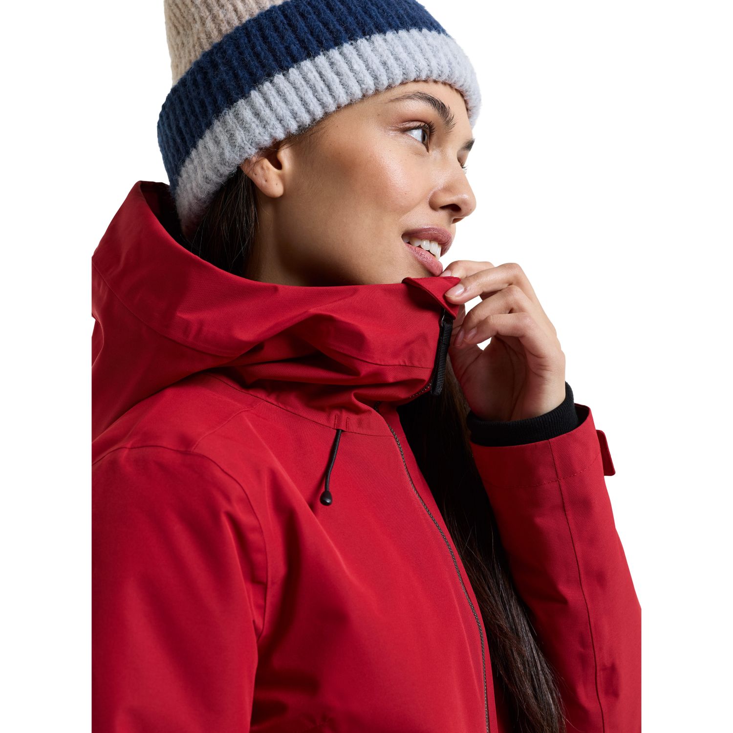 Didriksons Tiril, parka, donna, rosso scuro