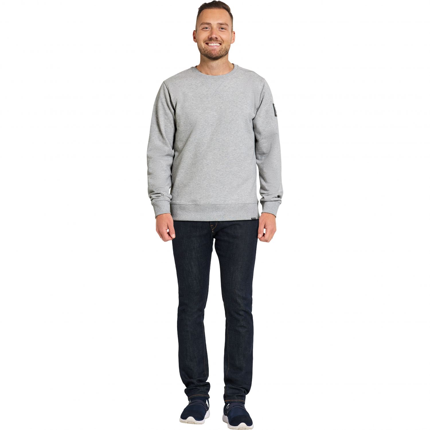 Didriksons Torö, pull, homme, aluminium chiné