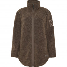 Didriksons Umi, abrigo polar, mujer, dark mocha