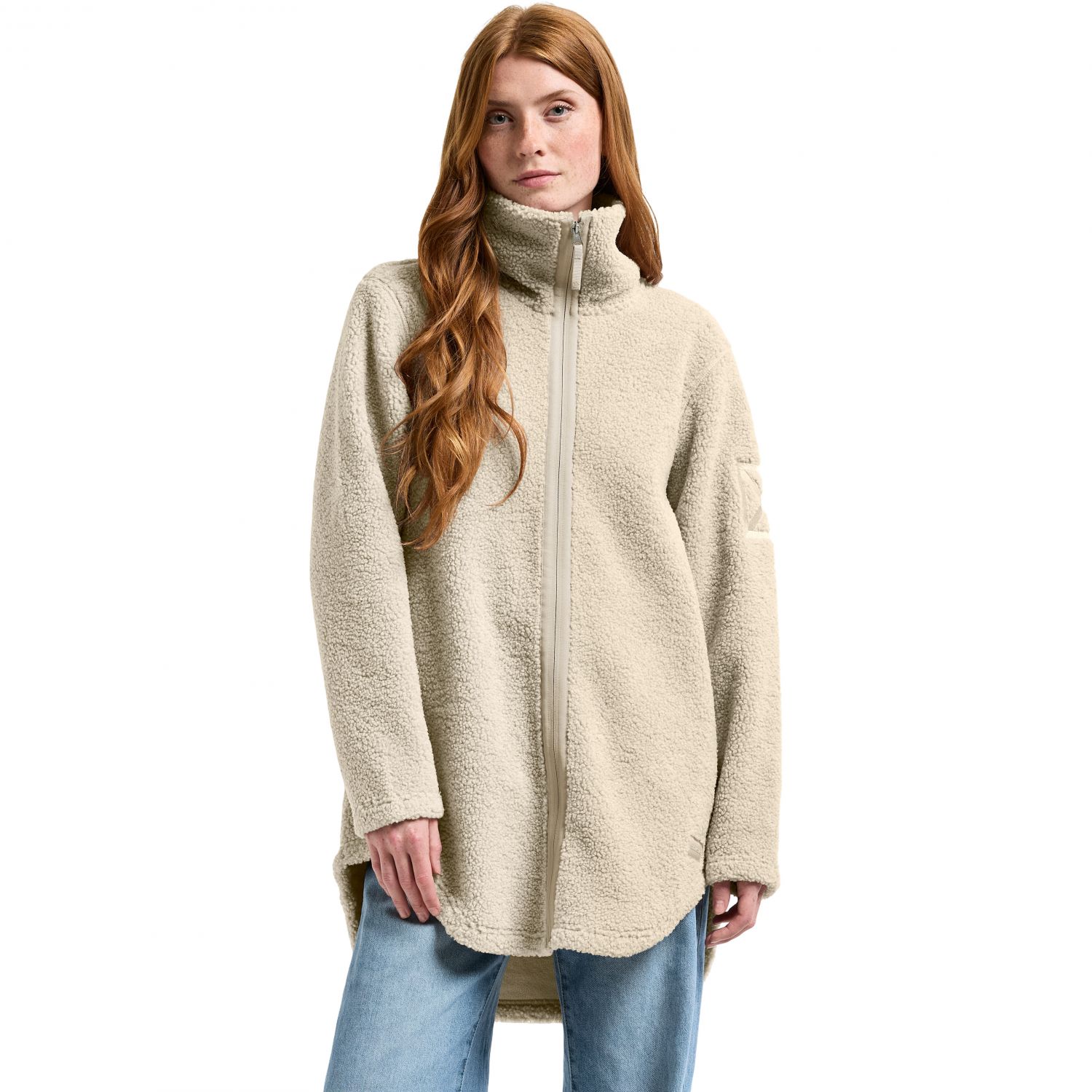 Didriksons Umi, cappotto in pile, donna, clay beige