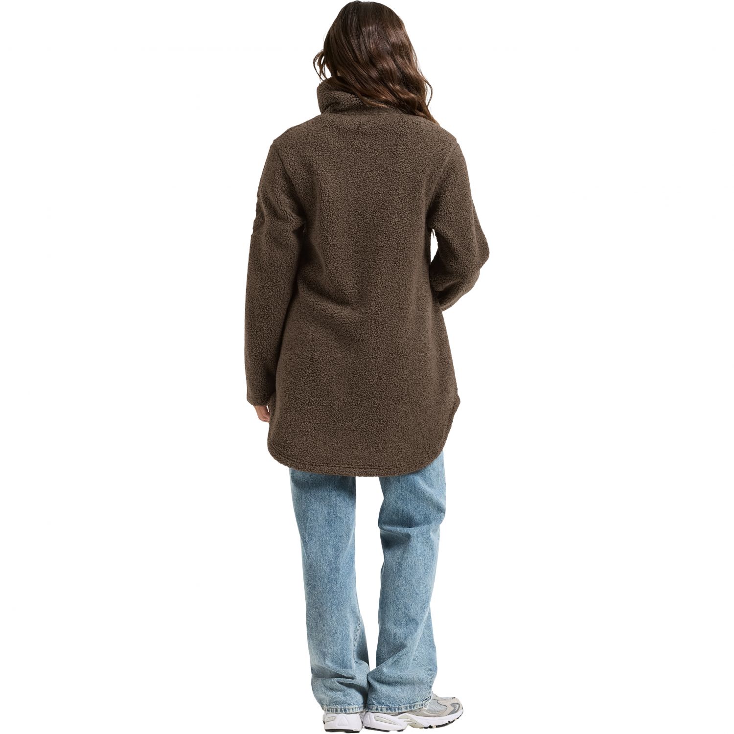 Didriksons Umi, cappotto in pile, donna, dark mocha