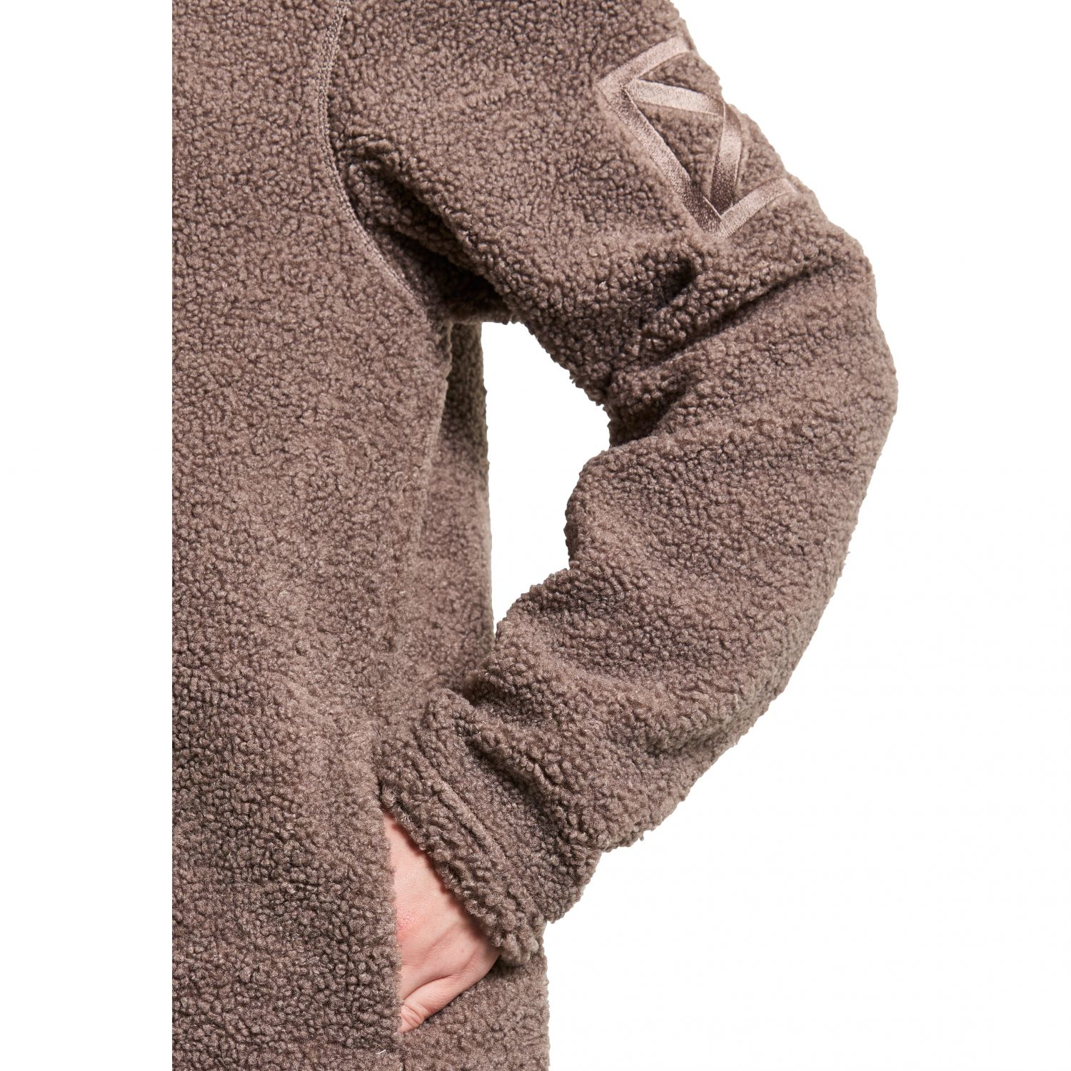 Didriksons Umi, fleece coat, women, bark