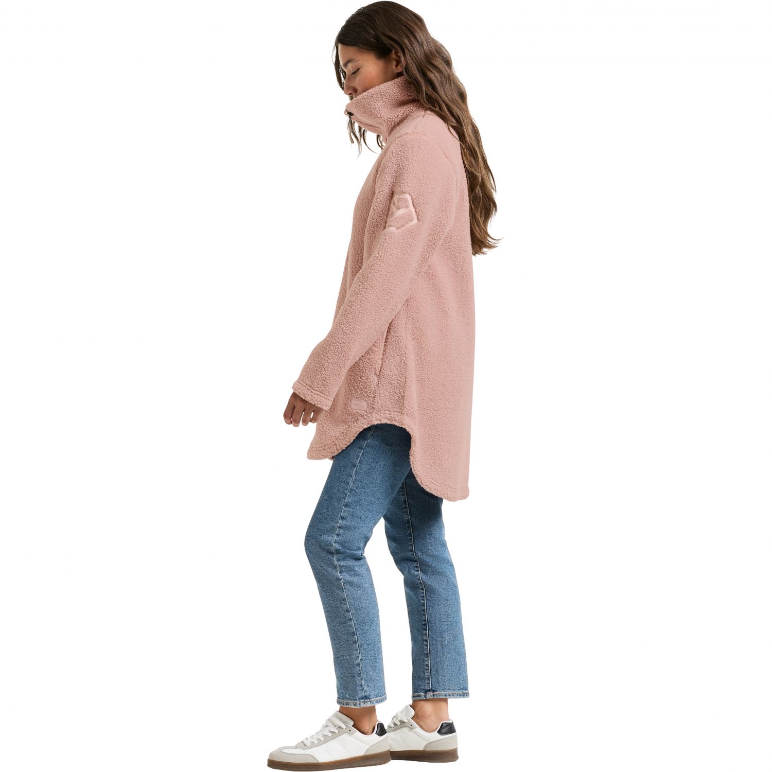 Didriksons Umi, Fleecefrakk, Dame, Vintage Pink