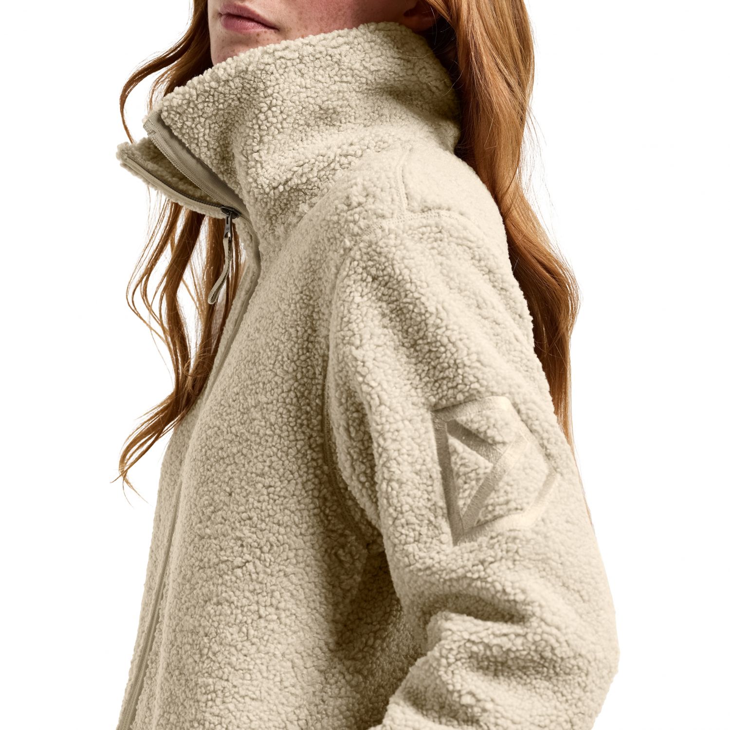 Didriksons Umi, Fleecemantel, Damen, clay beige