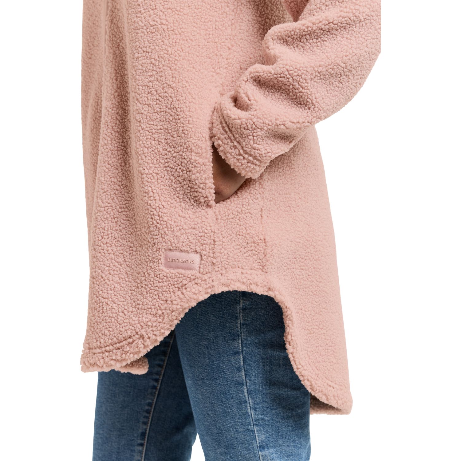 Didriksons Umi, Fleecemantel, Damen, vintage pink