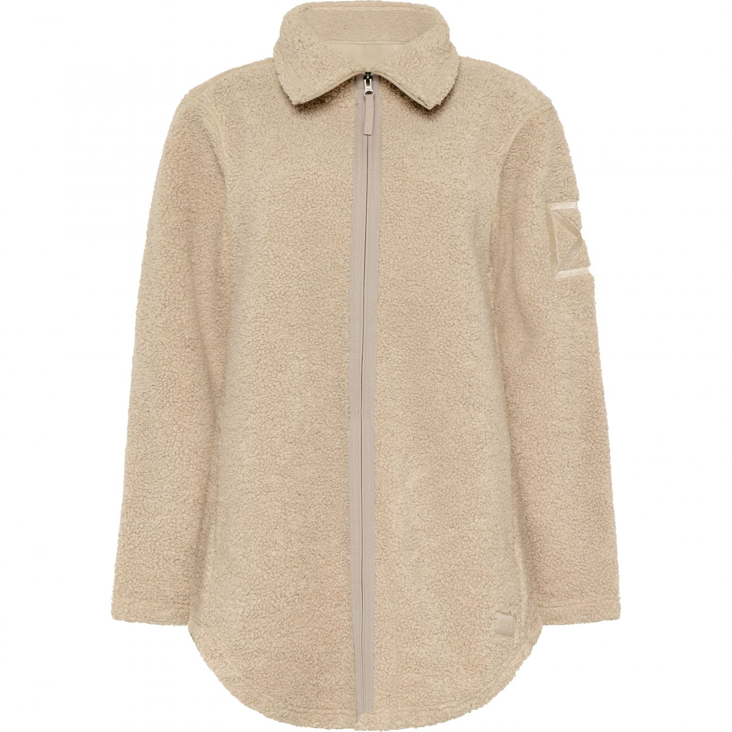 Didriksons Umi, fleecepusero, naiset, clay beige