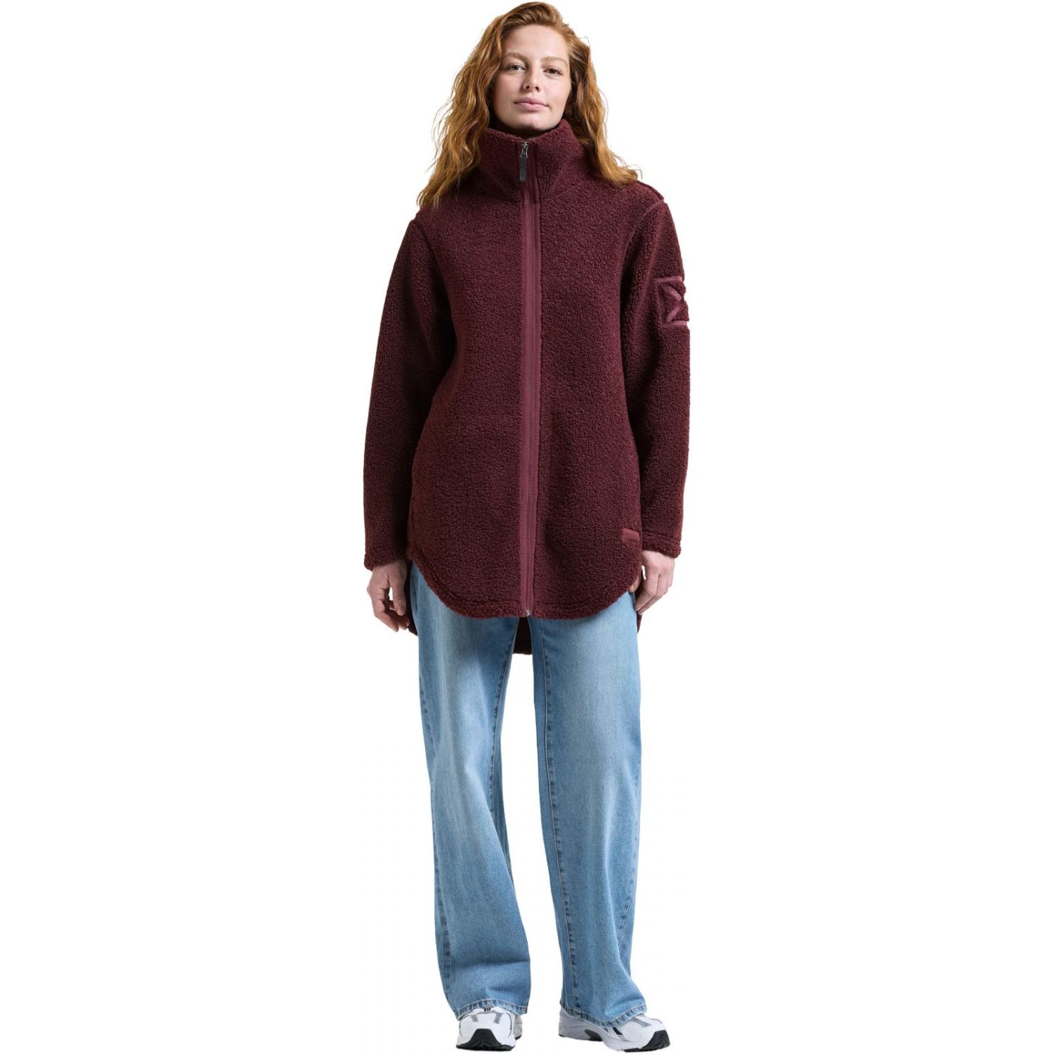 Didriksons Umi FZ 4, chaqueta polar, mujer, old rust