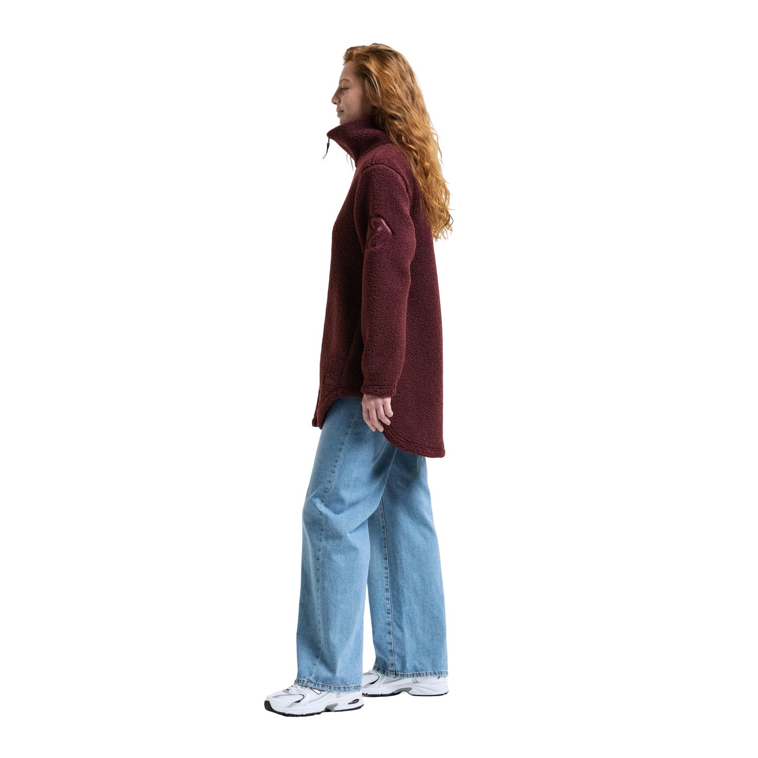 Didriksons Umi FZ 4, fleece bunda, dámska, old rust