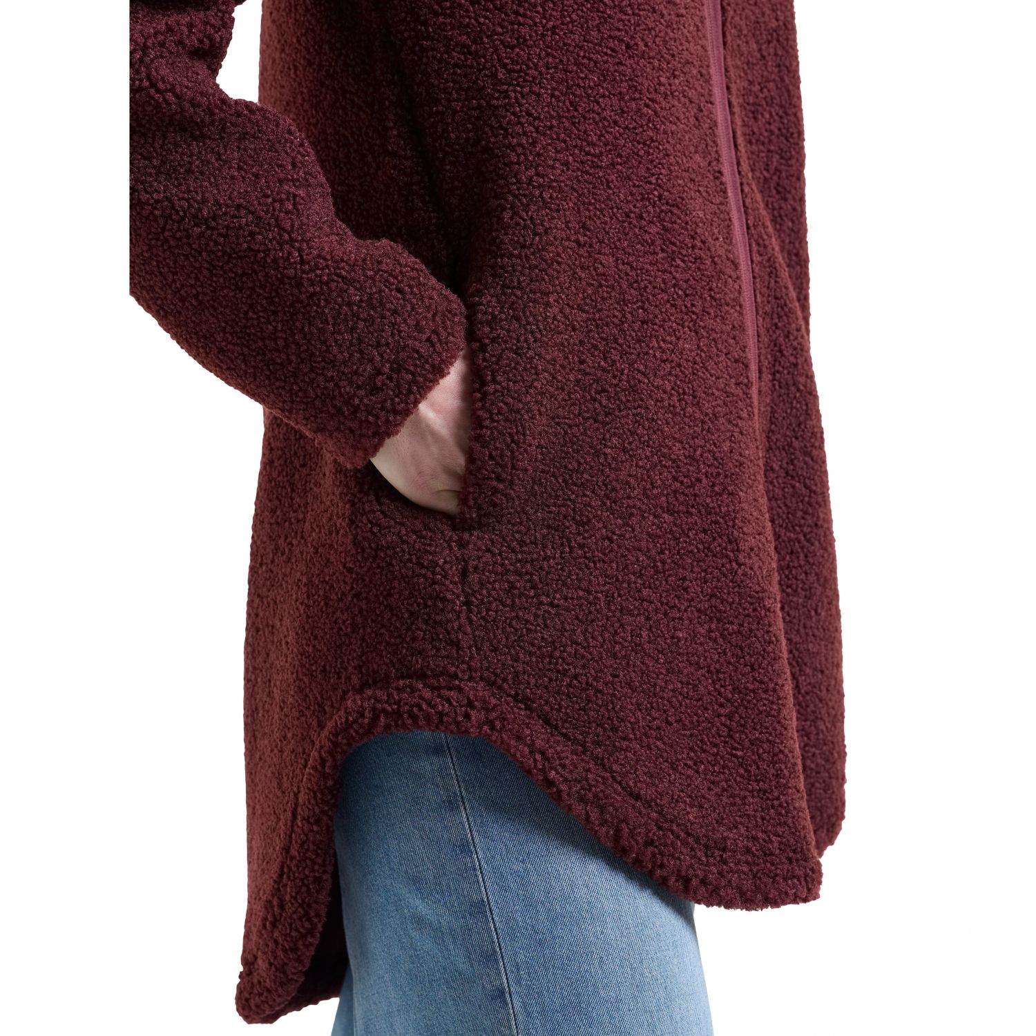 Didriksons Umi FZ 4, fleece bunda, dámska, old rust
