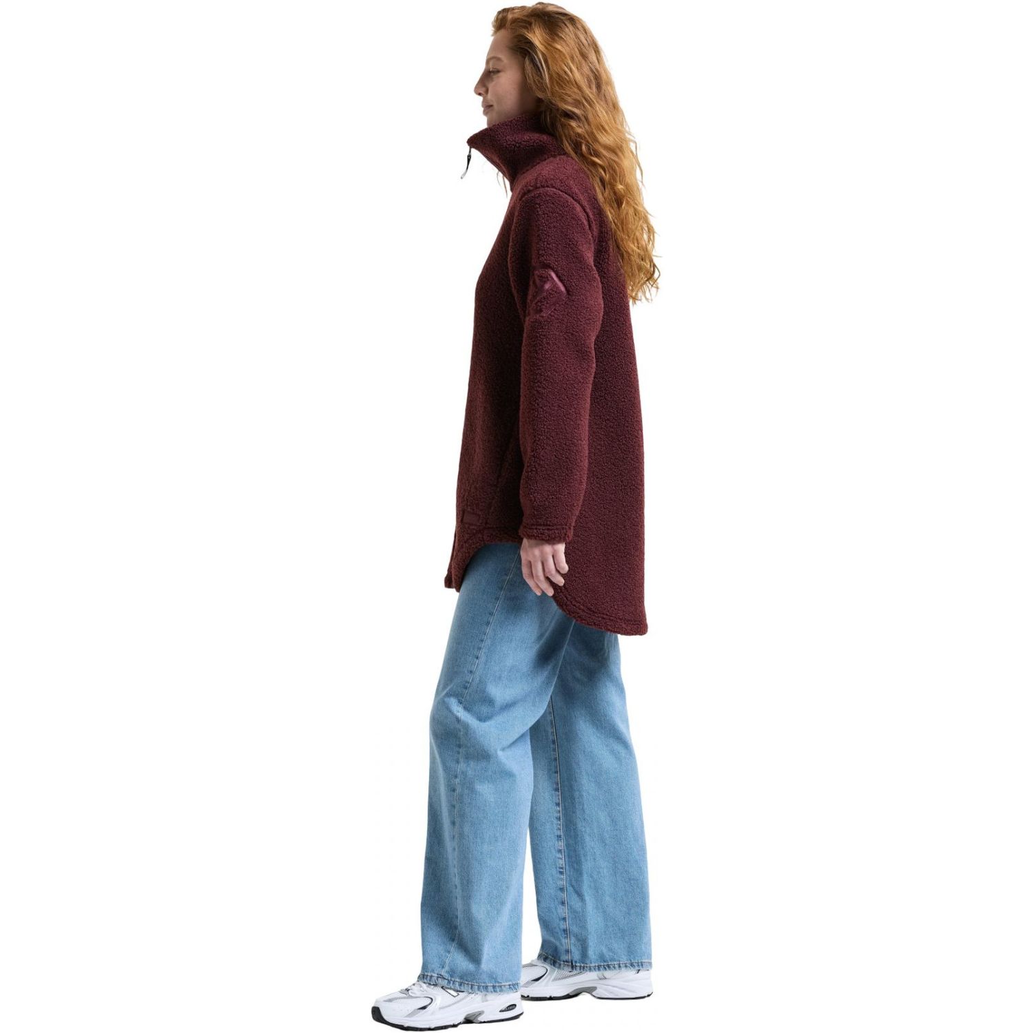 Didriksons Umi FZ 4, fleece jacket, women, old rust