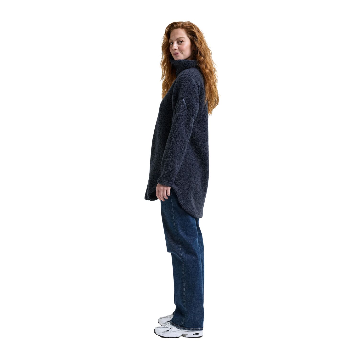 Didriksons Umi FZ 4, fleece-takki, nainen, sininen