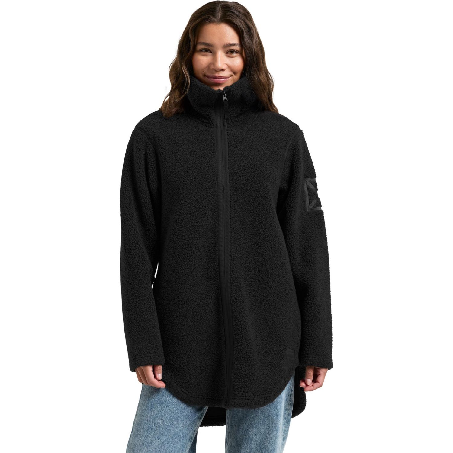 Didriksons Umi FZ 4, Fleecejakke, Dame, Black