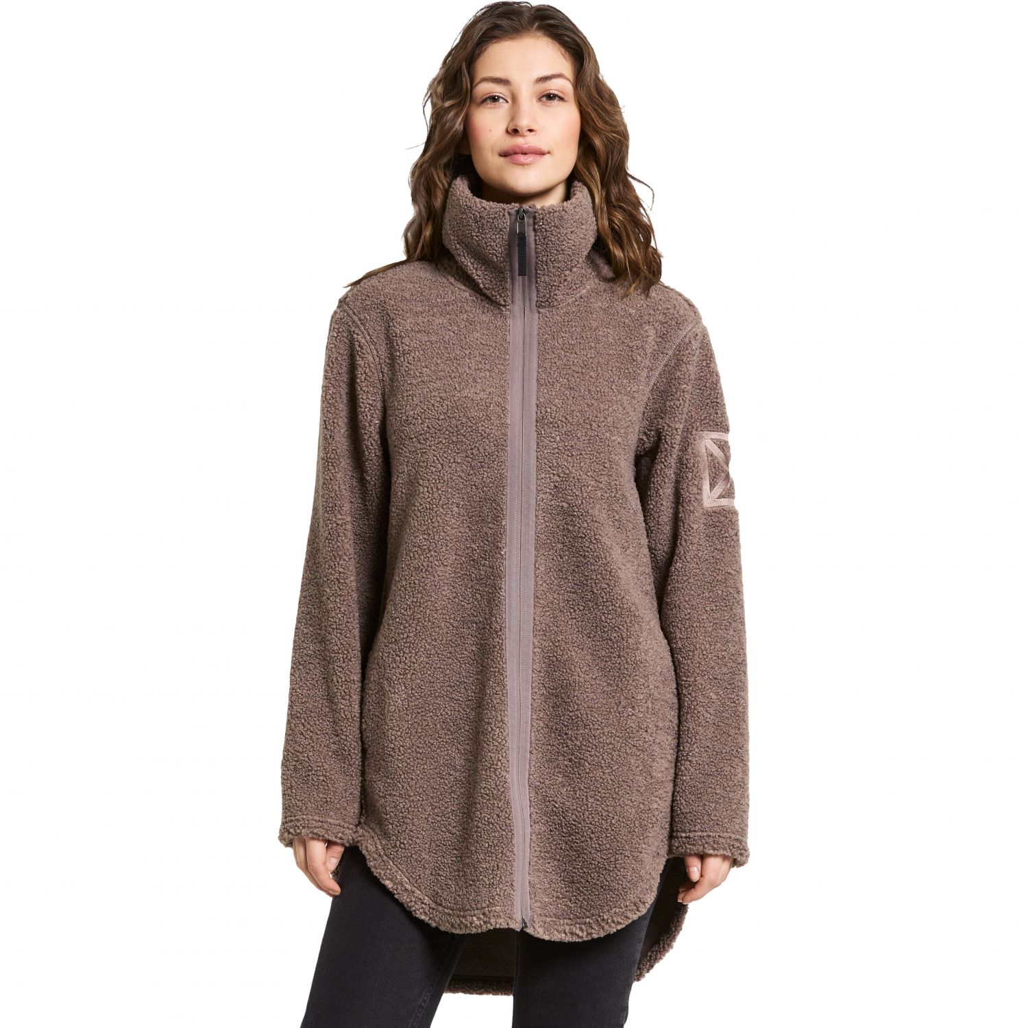 Didriksons Umi, manteau polaire, femme, brun