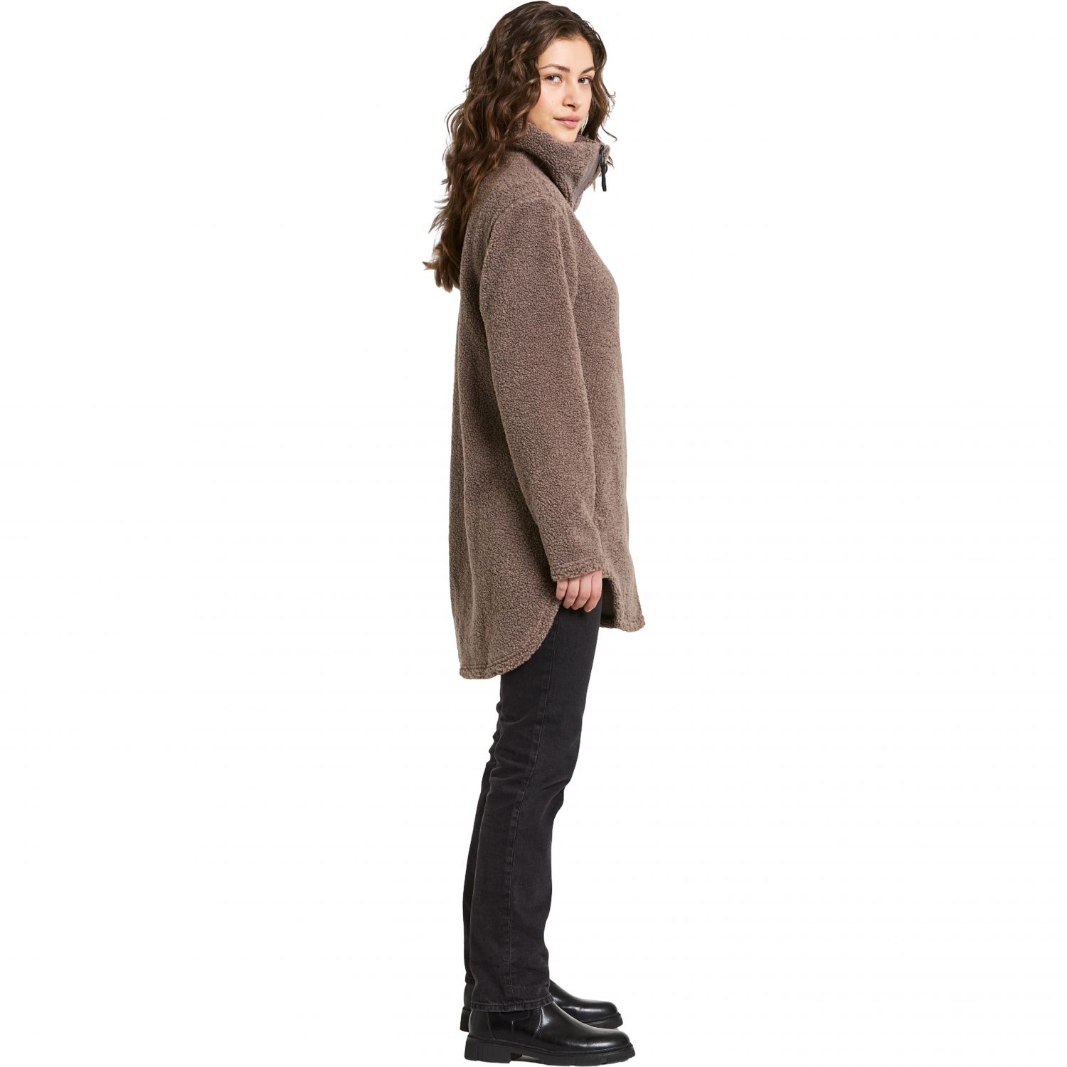 Didriksons Umi, manteau polaire, femme, brun