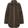Didriksons Umi, manteau polaire, femme, brun foncé