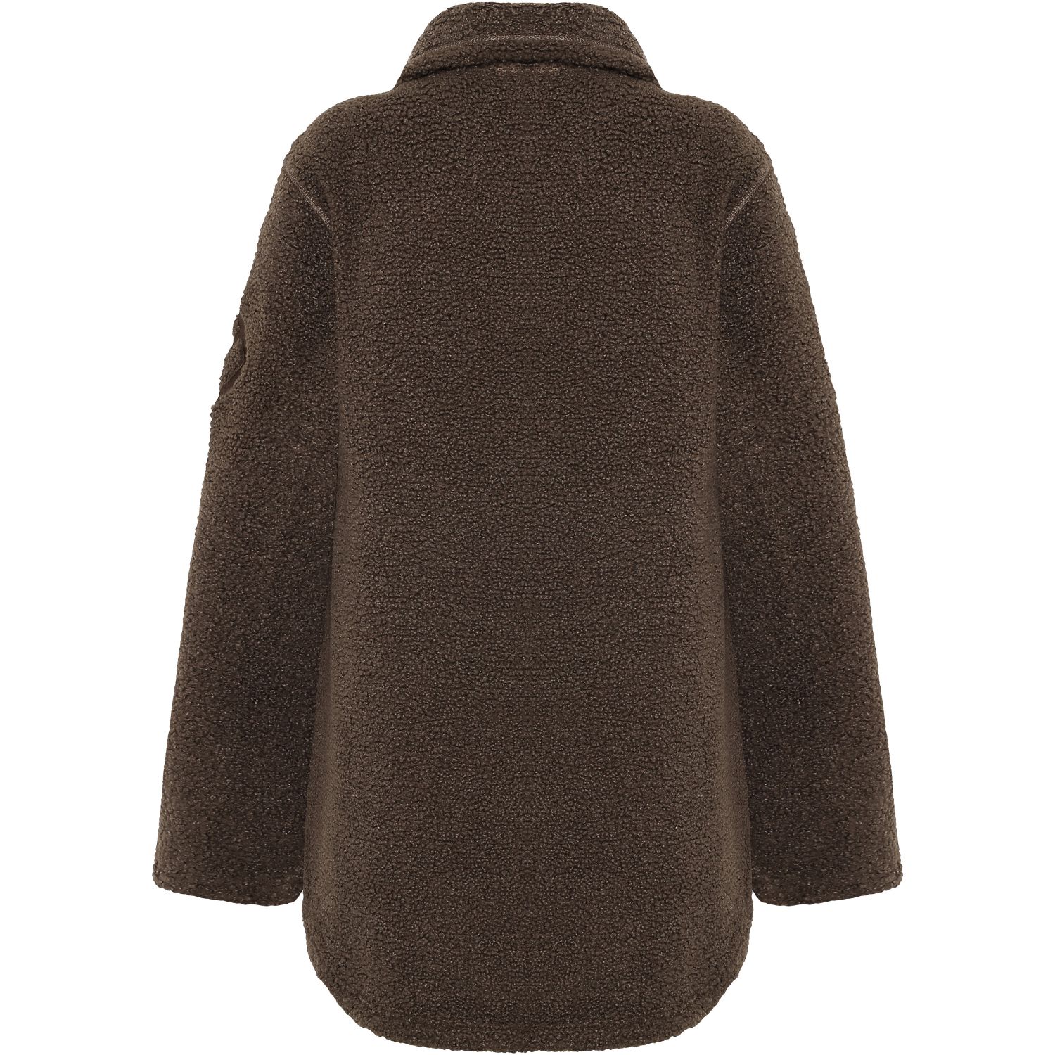 Didriksons Umi, manteau polaire, femme, brun foncé