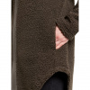 Didriksons Umi, manteau polaire, femme, brun foncé
