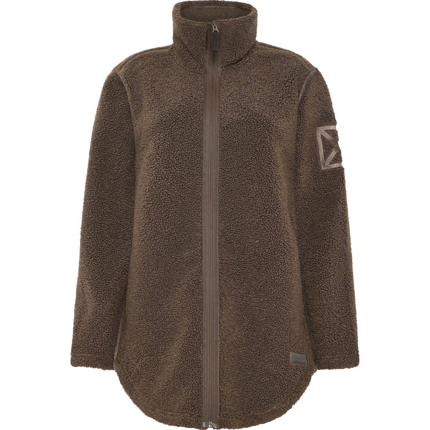 Didriksons Umi, manteau polaire, femme, dark mocha