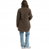 Didriksons Umi, manteau polaire, femme, dark mocha