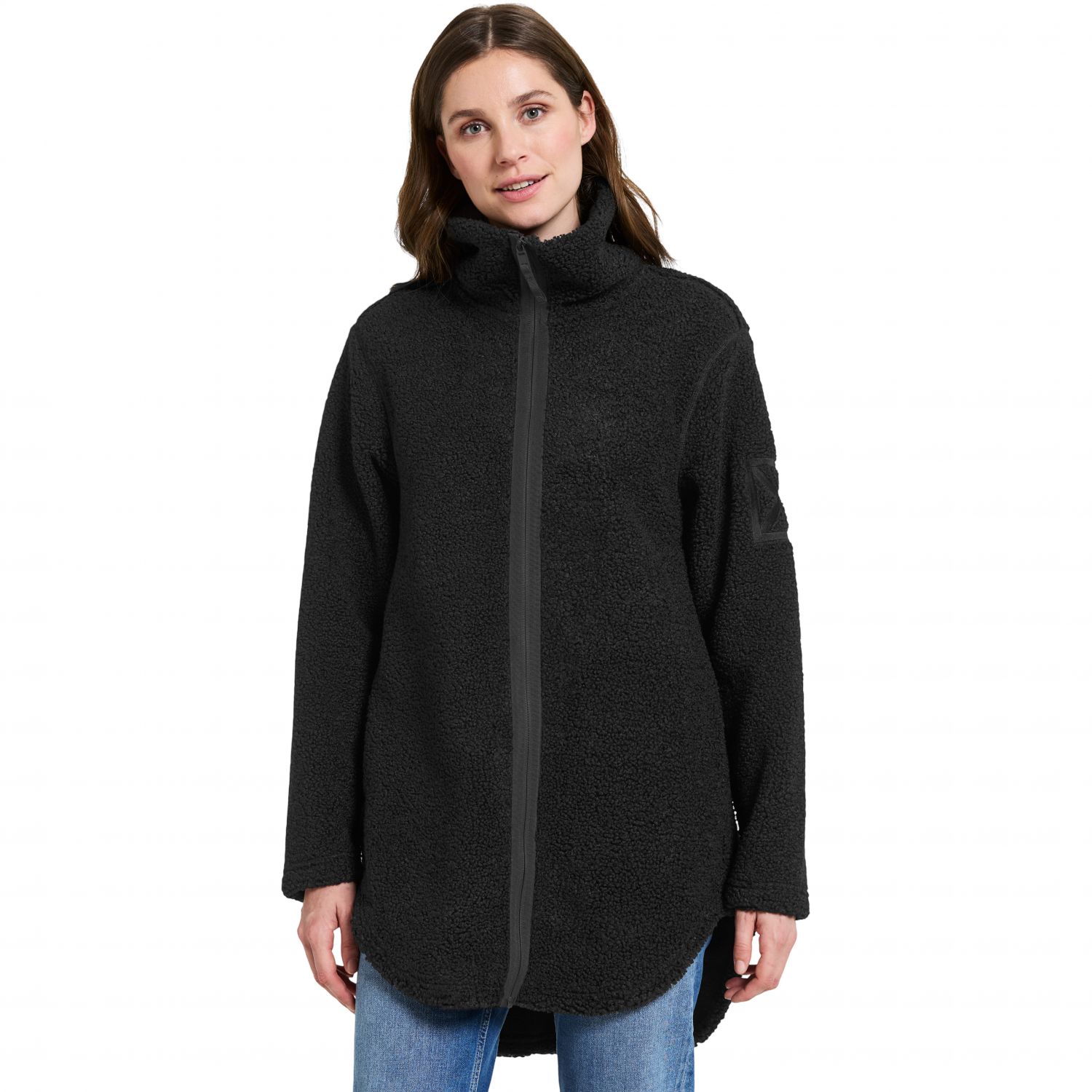 Didriksons Umi, manteau polaire, femme, noir