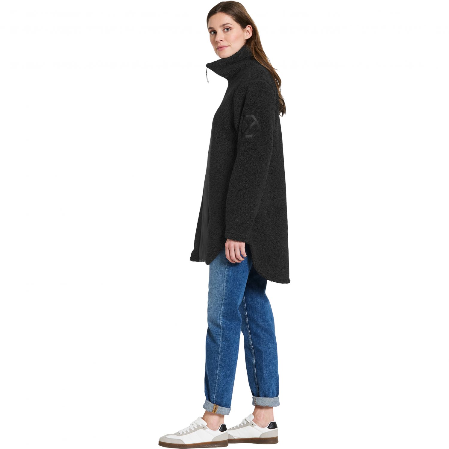 Didriksons Umi, manteau polaire, femme, noir