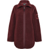 Didriksons Umi, manteau polaire, femme, rouge foncé