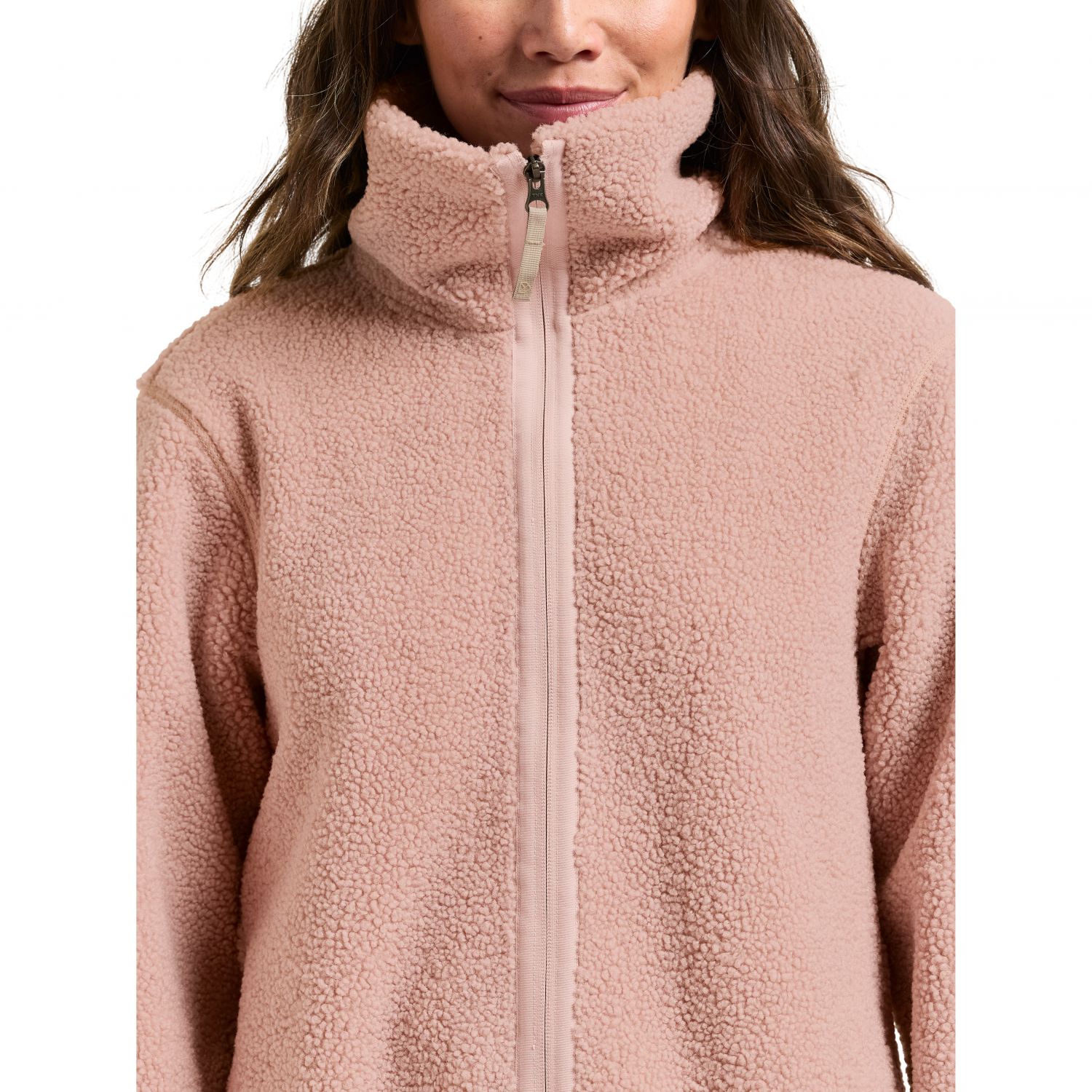 Didriksons Umi, manteau polaire, femme, vintage pink