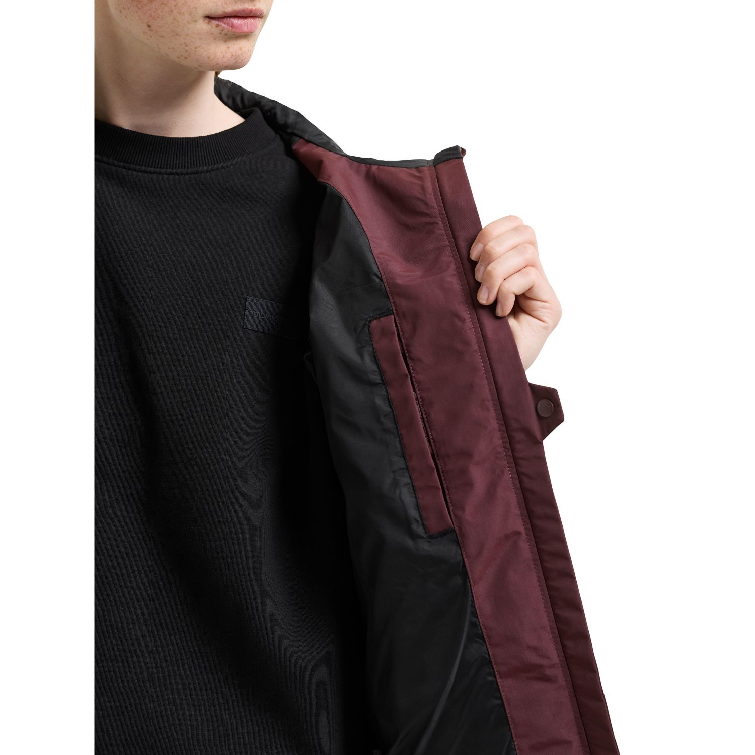 Didriksons Varja 2, chaqueta impermeable, mujer, old rust