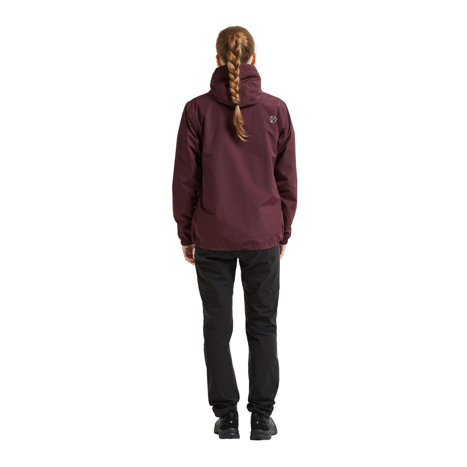 Didriksons Varja 2, rain jacket, women, old rust