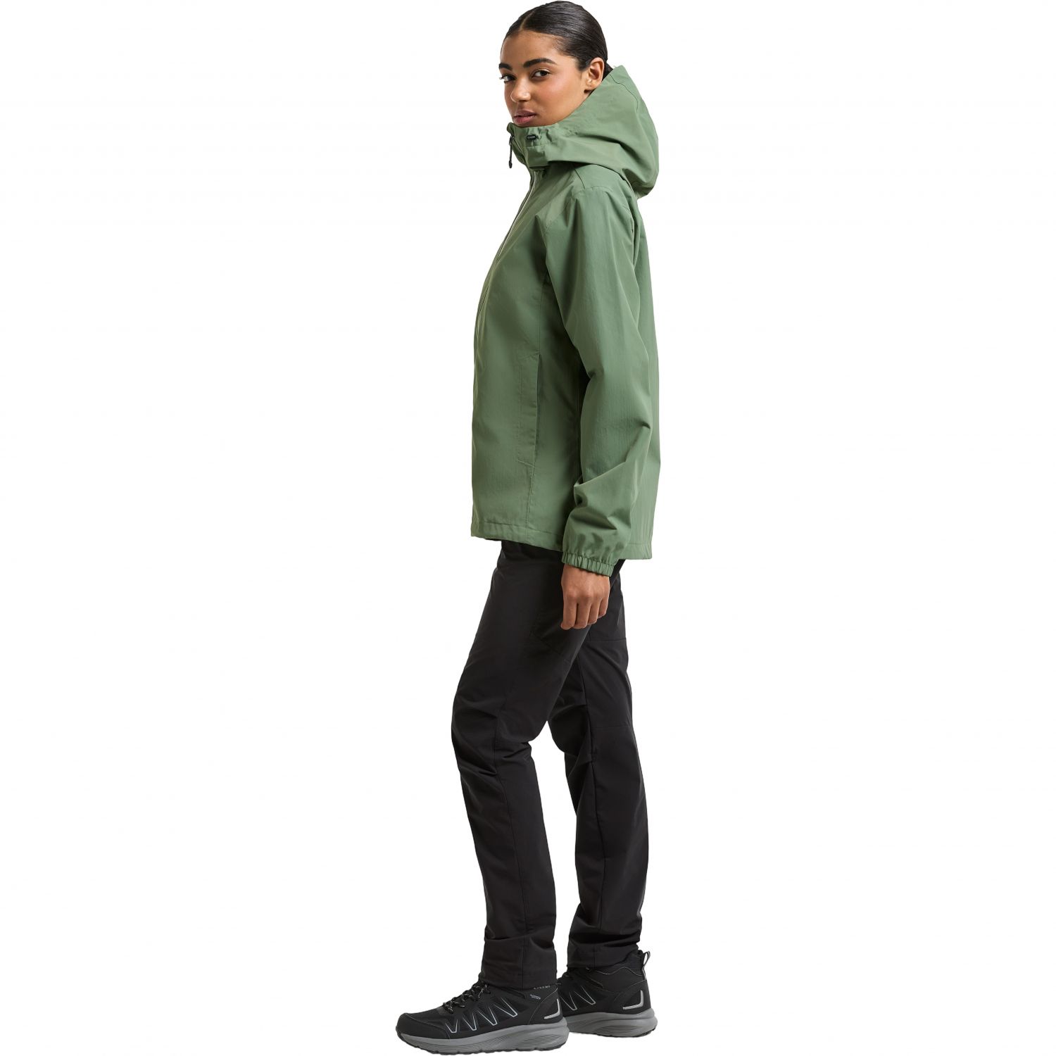 Didriksons Varja, veste de pluie, femme, light moss