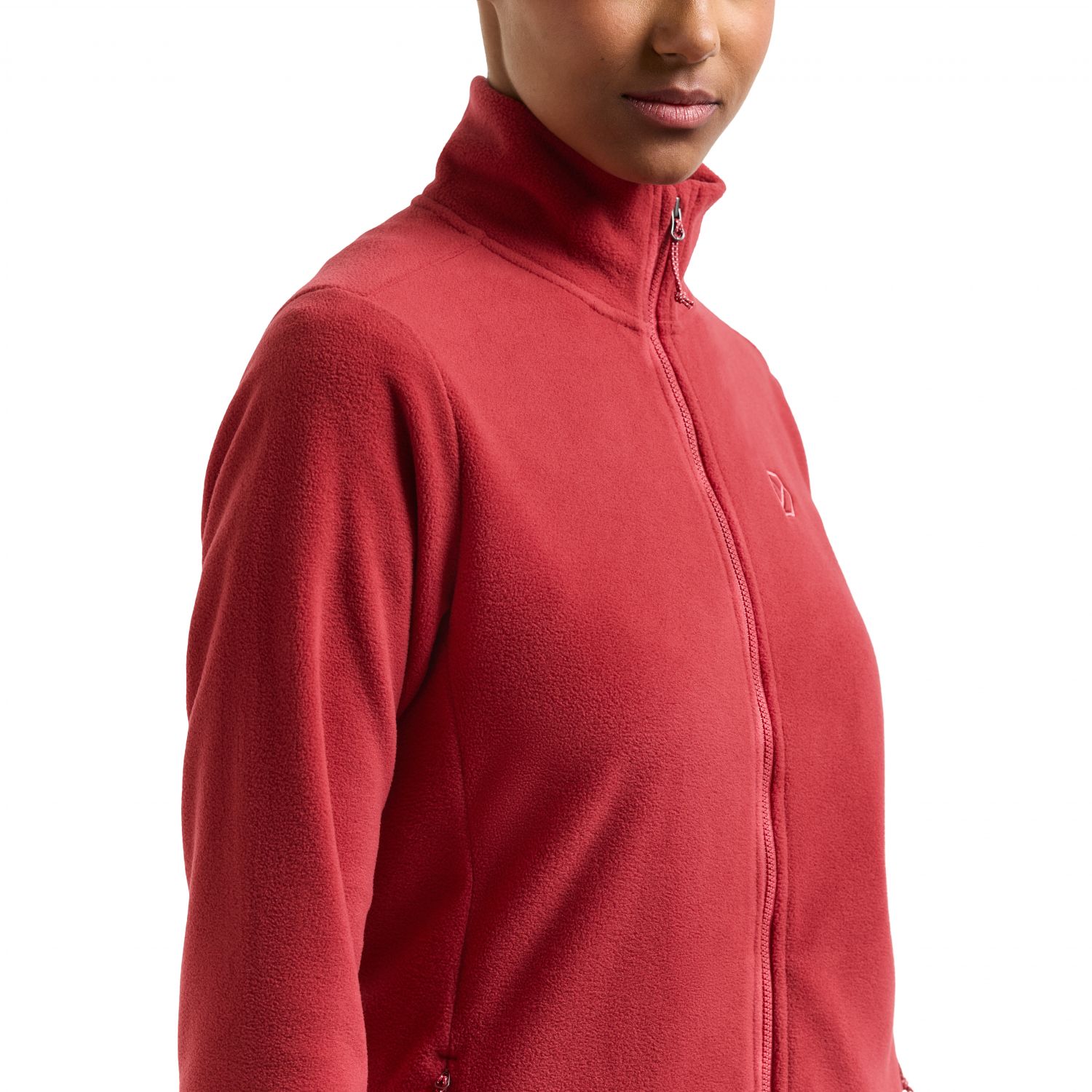 Didriksons Viona, fleecejack, dames, spring red