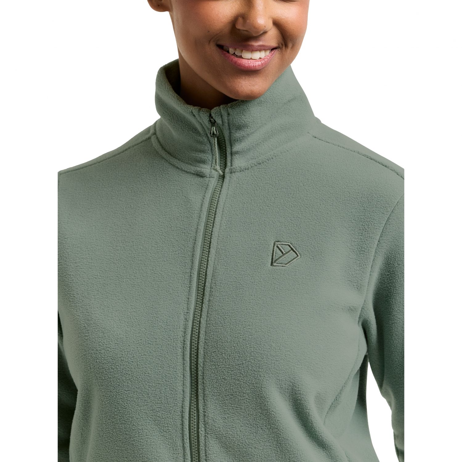 Didriksons Viona, jachetă fleece, femei, mușchi deschis