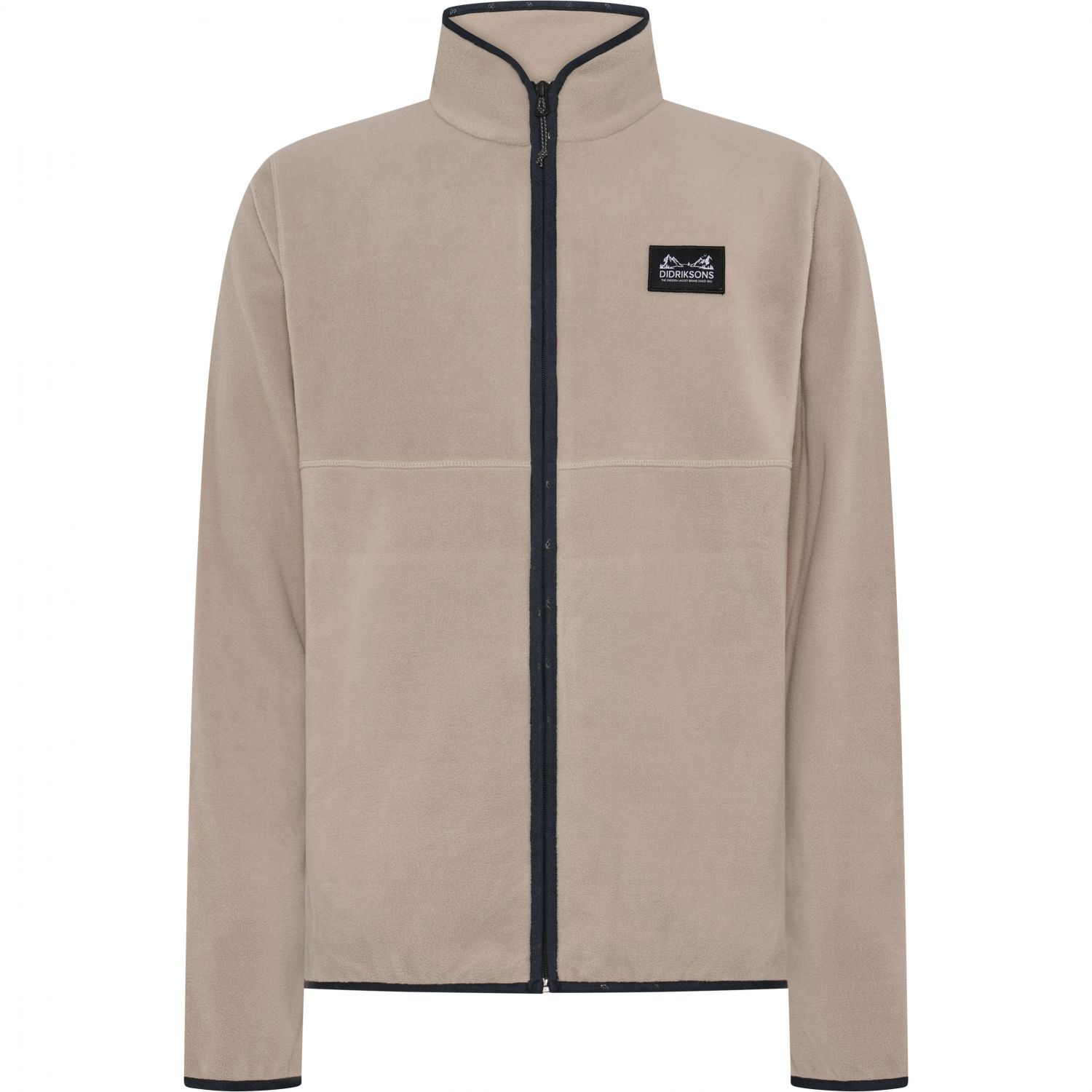 Didriksons Vito, fleece jacket, men, beach beige
