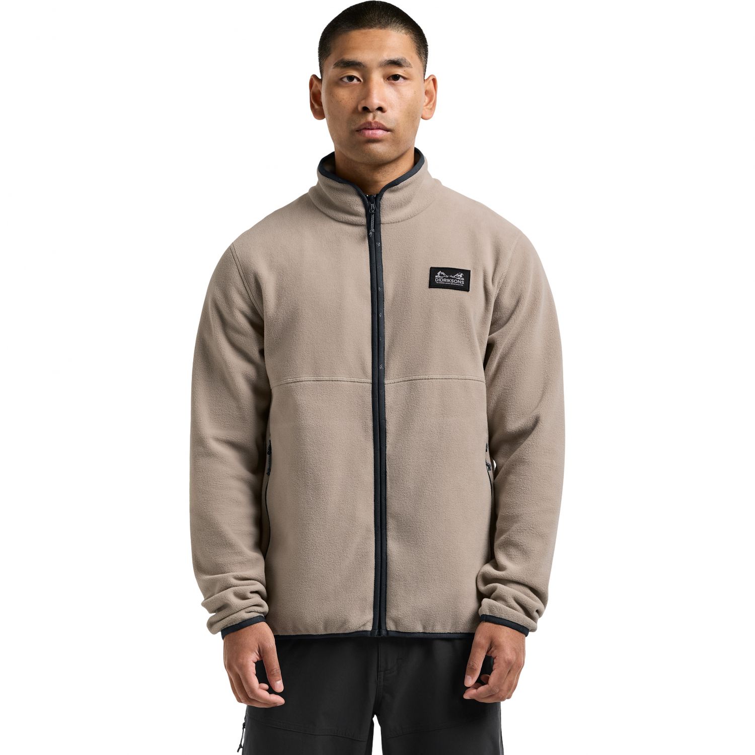 Didriksons Vito, Fleecejacka, Herr, Beach Beige