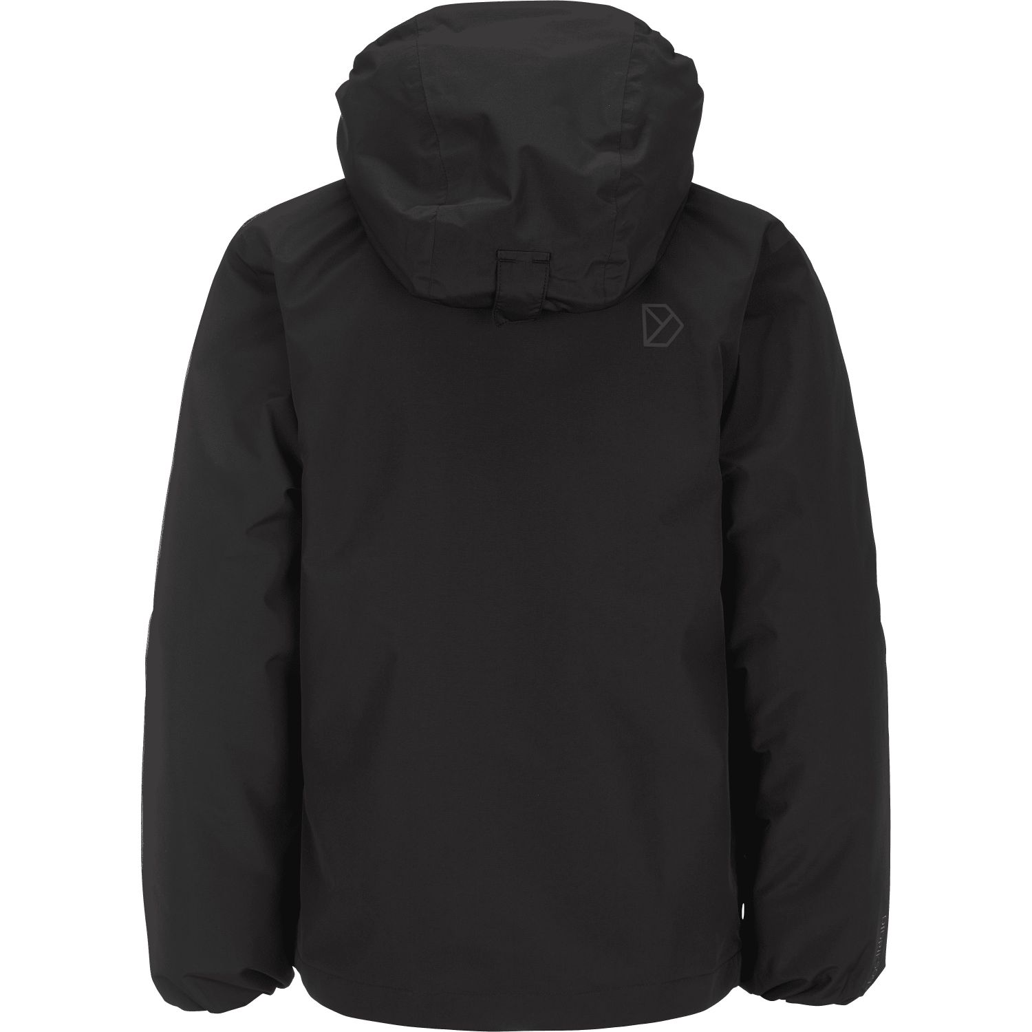 Didriksons Volt, chaqueta impermeable, junior, negro