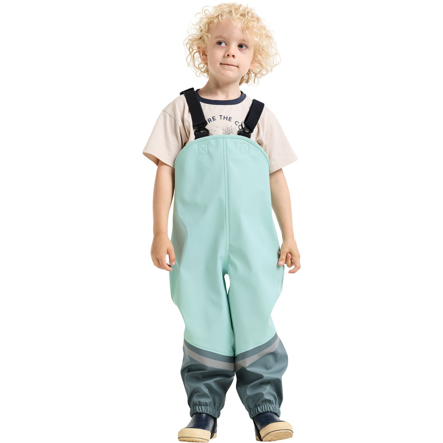 Didriksons Waterman, conjunto impermeable, junior, azul/mint