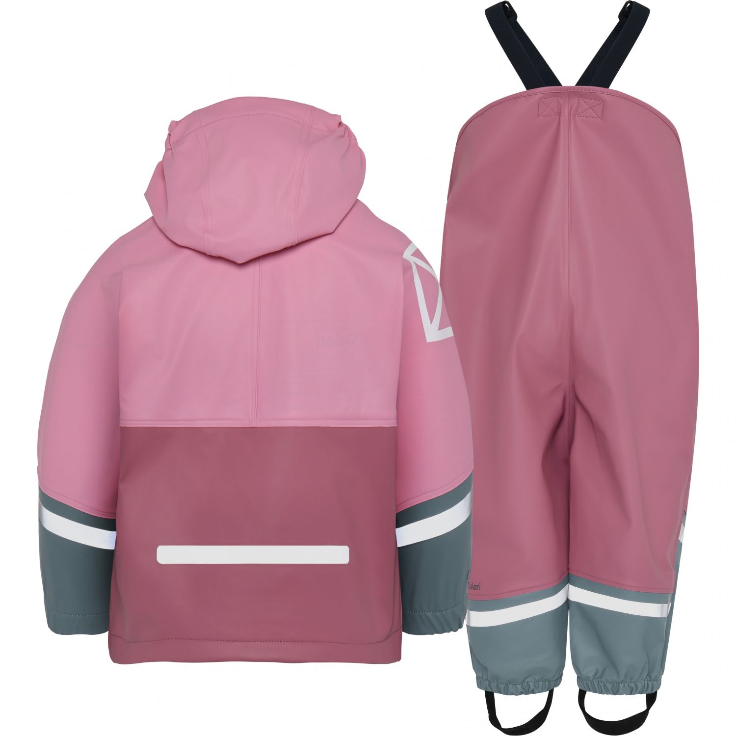 Didriksons Waterman, conjunto impermeable, junior, rosa
