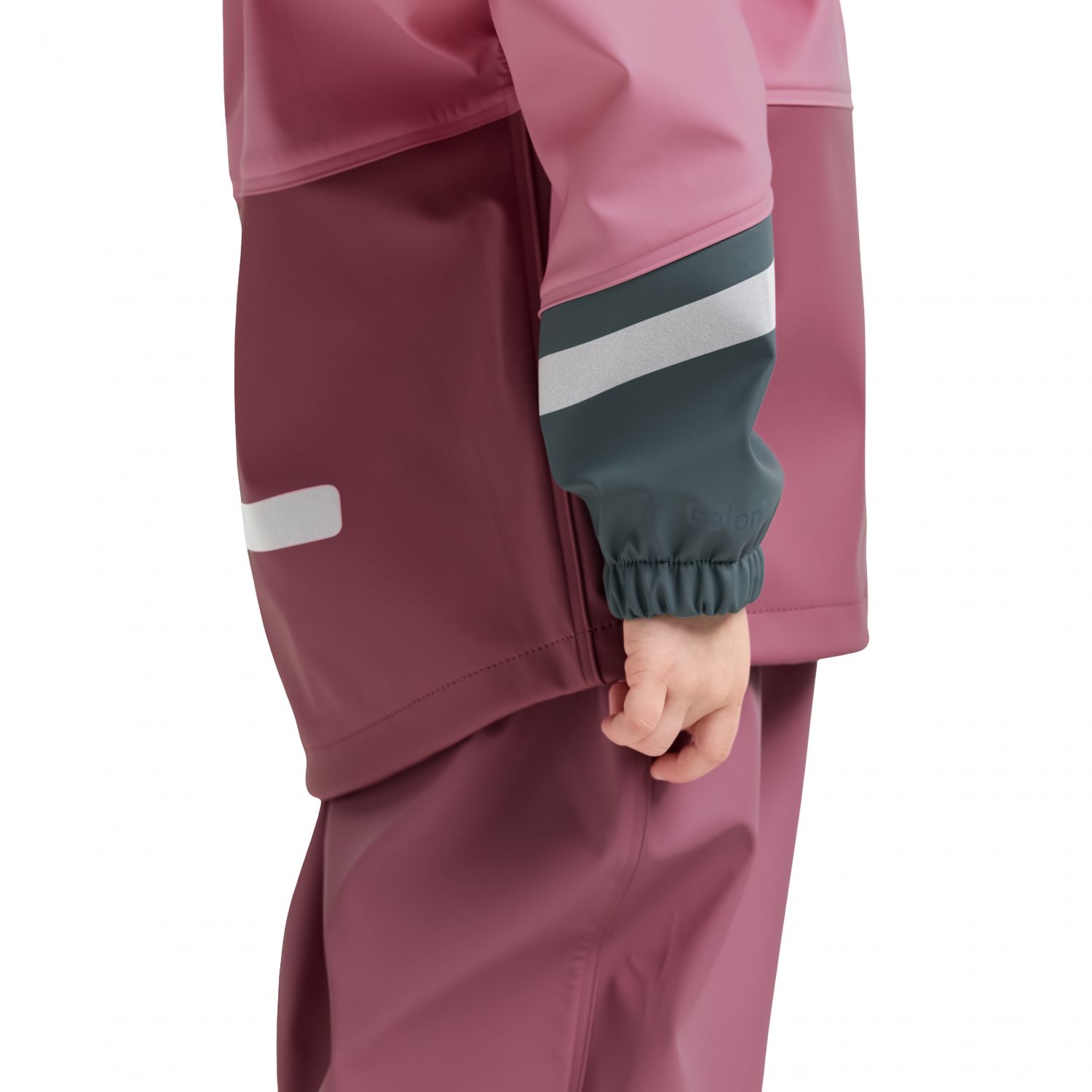 Didriksons Waterman, conjunto impermeable, junior, rosa